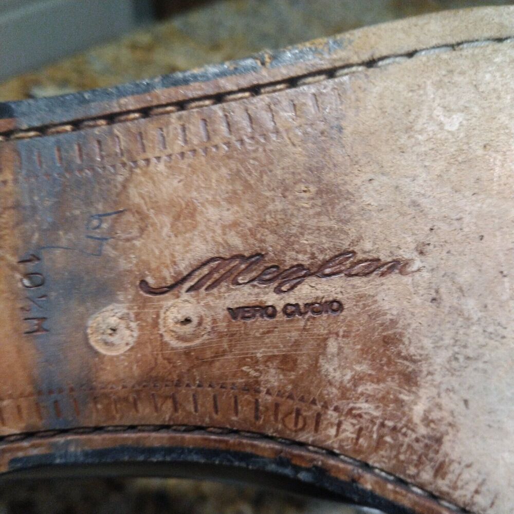 Mezlan Santander Kiltie Tassel Leather Loafer Dress Shoe Burgundy Mens 10.5 EUC - Picture 9 of 13